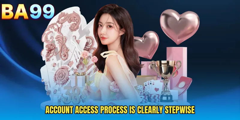 Account Access Process Is Clearly Stepwise