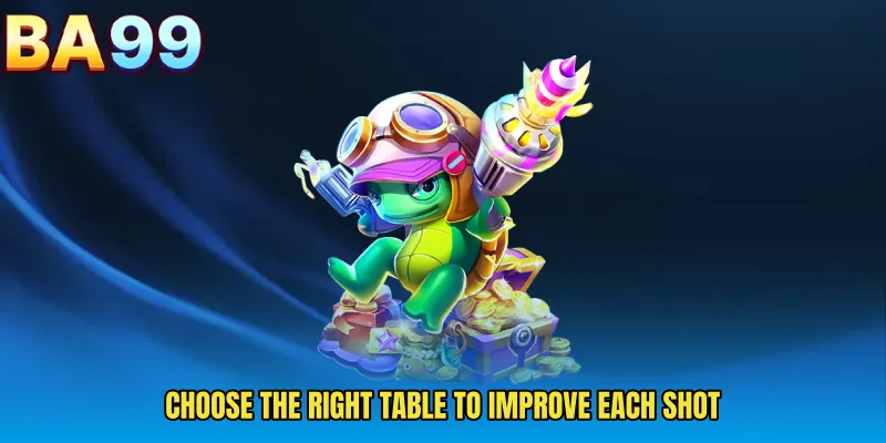 Choose The Right Table To Improve Each Shot