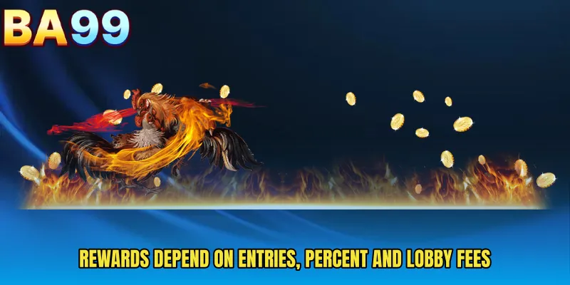 Rewards Depend On Entries, Percent And Lobby Fees